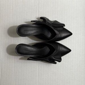Rebecca Minkoff Leather Ruffled Mules